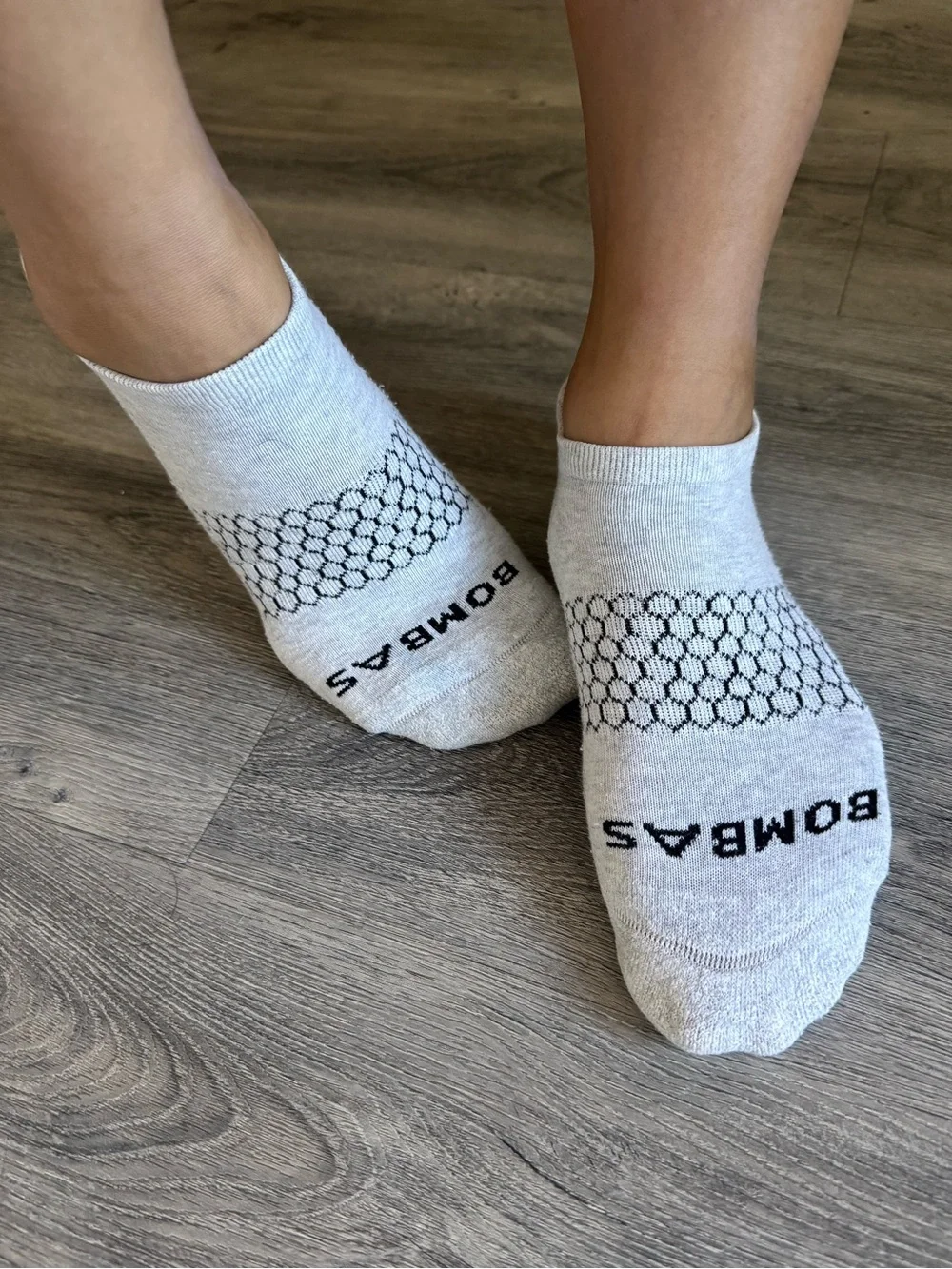 Bombas Athletic Low Socks (Heather Grey)